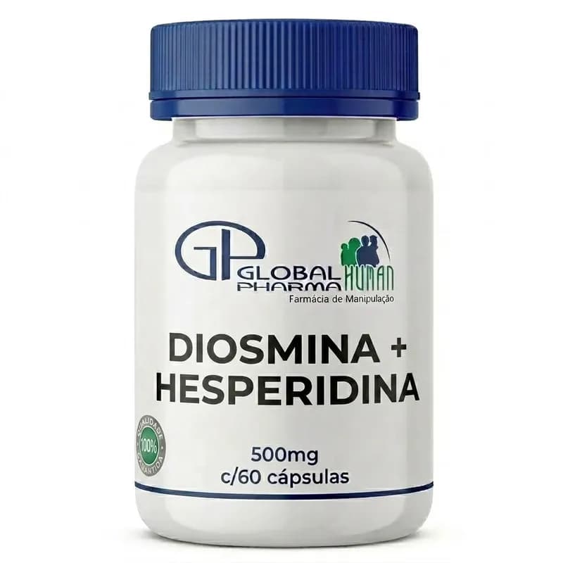 Diosmina 450mg + Hesperidina 50mg c/60 cápsulas