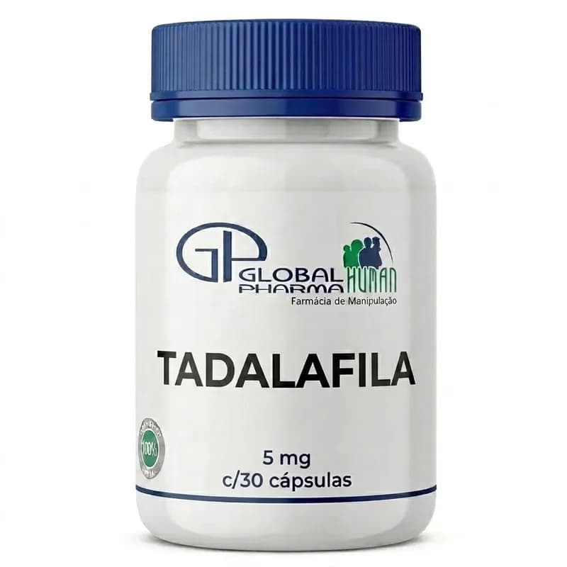 Tadalafila 5mg c/30 cápsulas