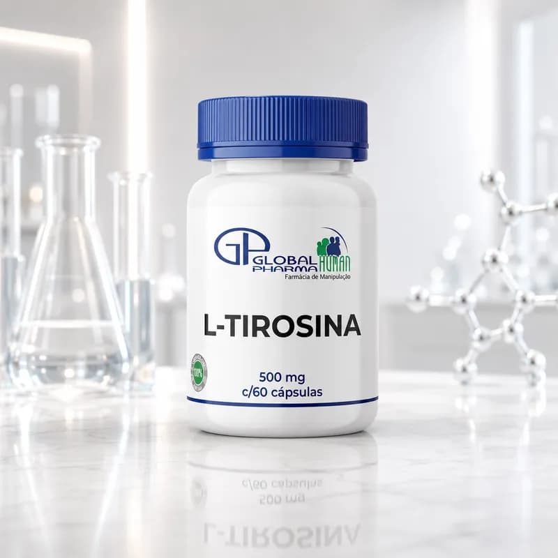 L-Tirosina 500mg c/60 cápsulas