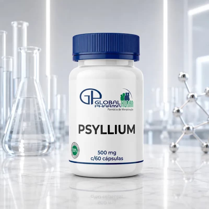 Psyllium 500mg c/60 cápsulas