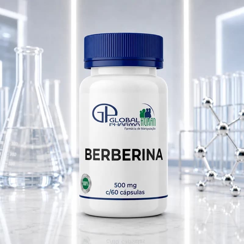 Berberina 500mg c/60 cápsulas
