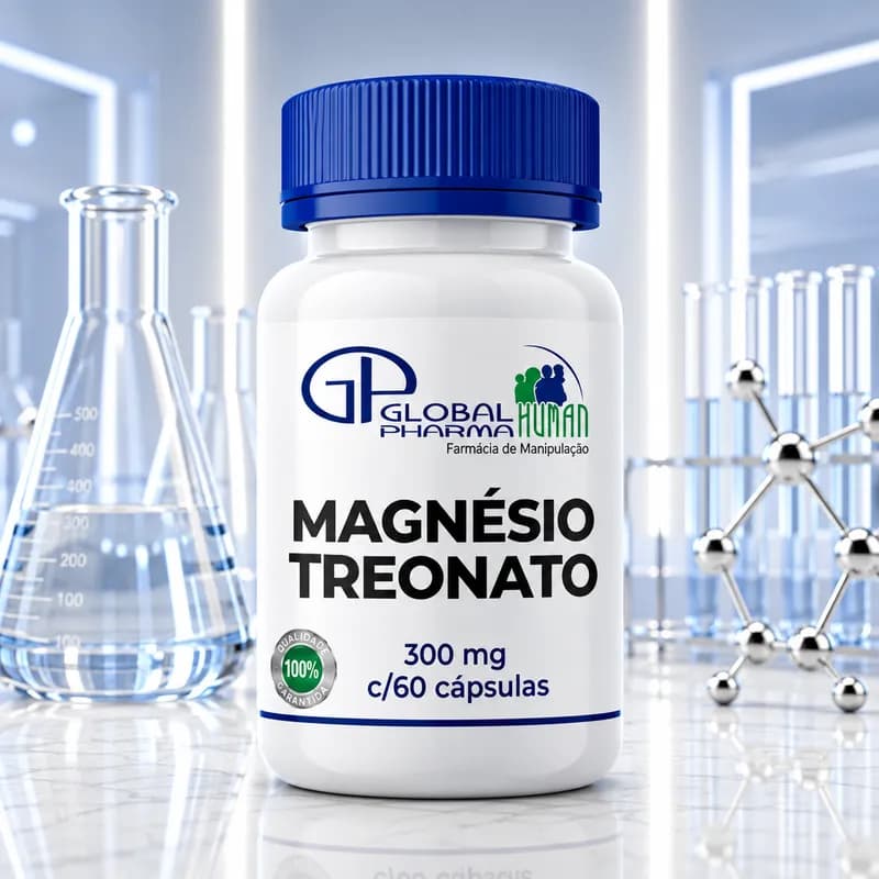 Magnésio Treonato 300mg c/60 cápsulas