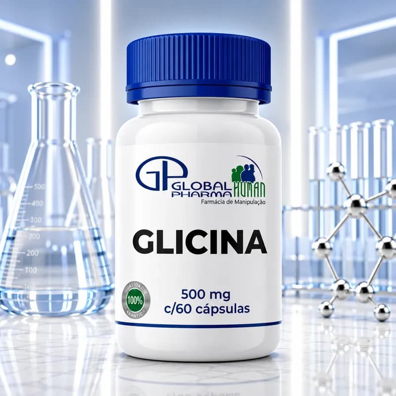 Glicina 500mg c/60 cápsulas