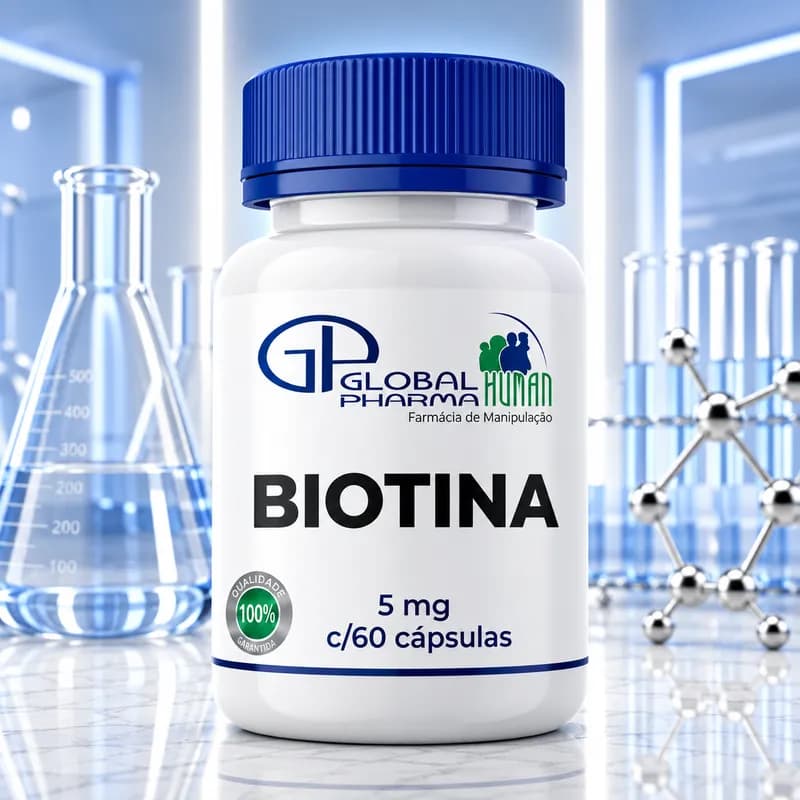 Biotina 5mg c/60 cápsulas